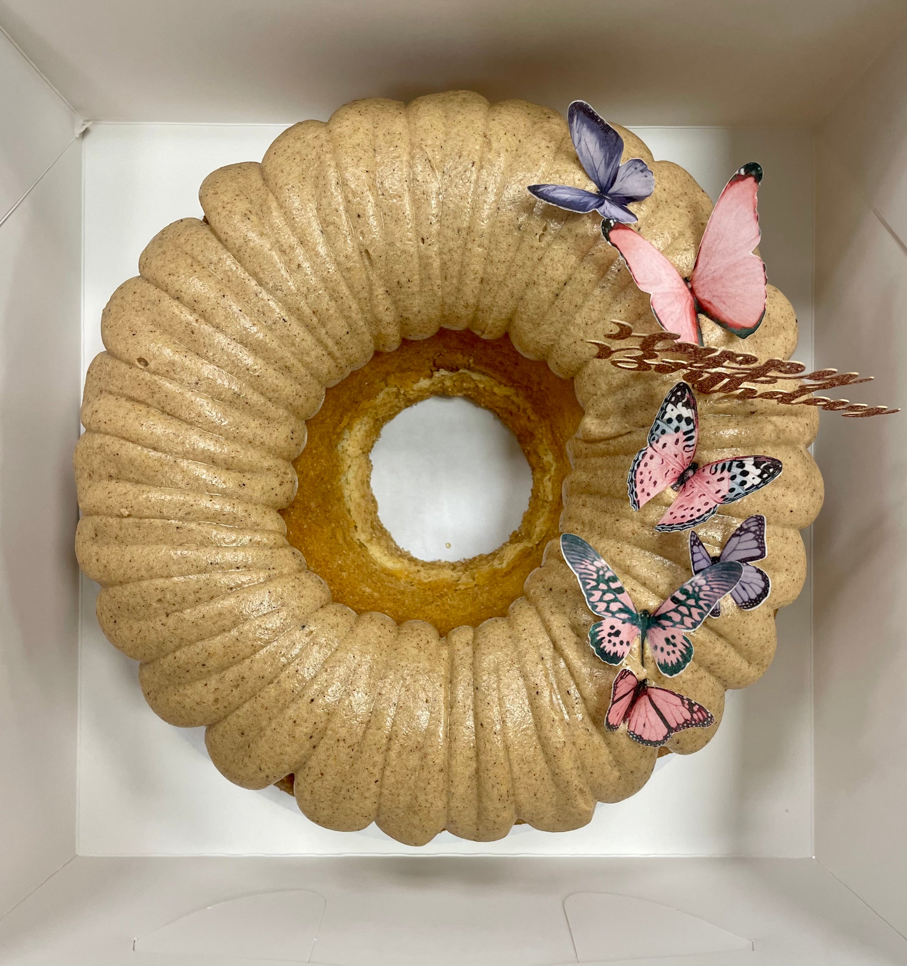 Cream Cheese Vanilla Bean Pound Cake - Full Bundt