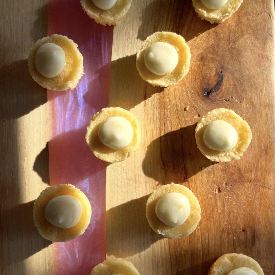 Cream Cheese Vanilla Bean Pound Cake Bites