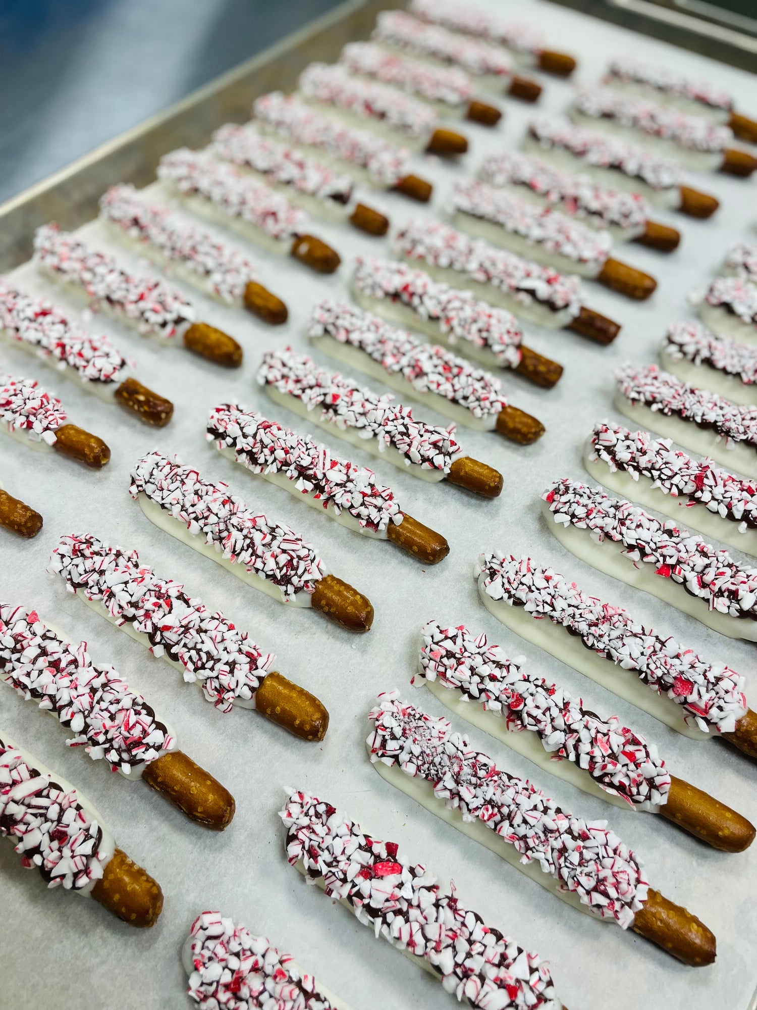 *Seasonal* Candy Cane Pretzels