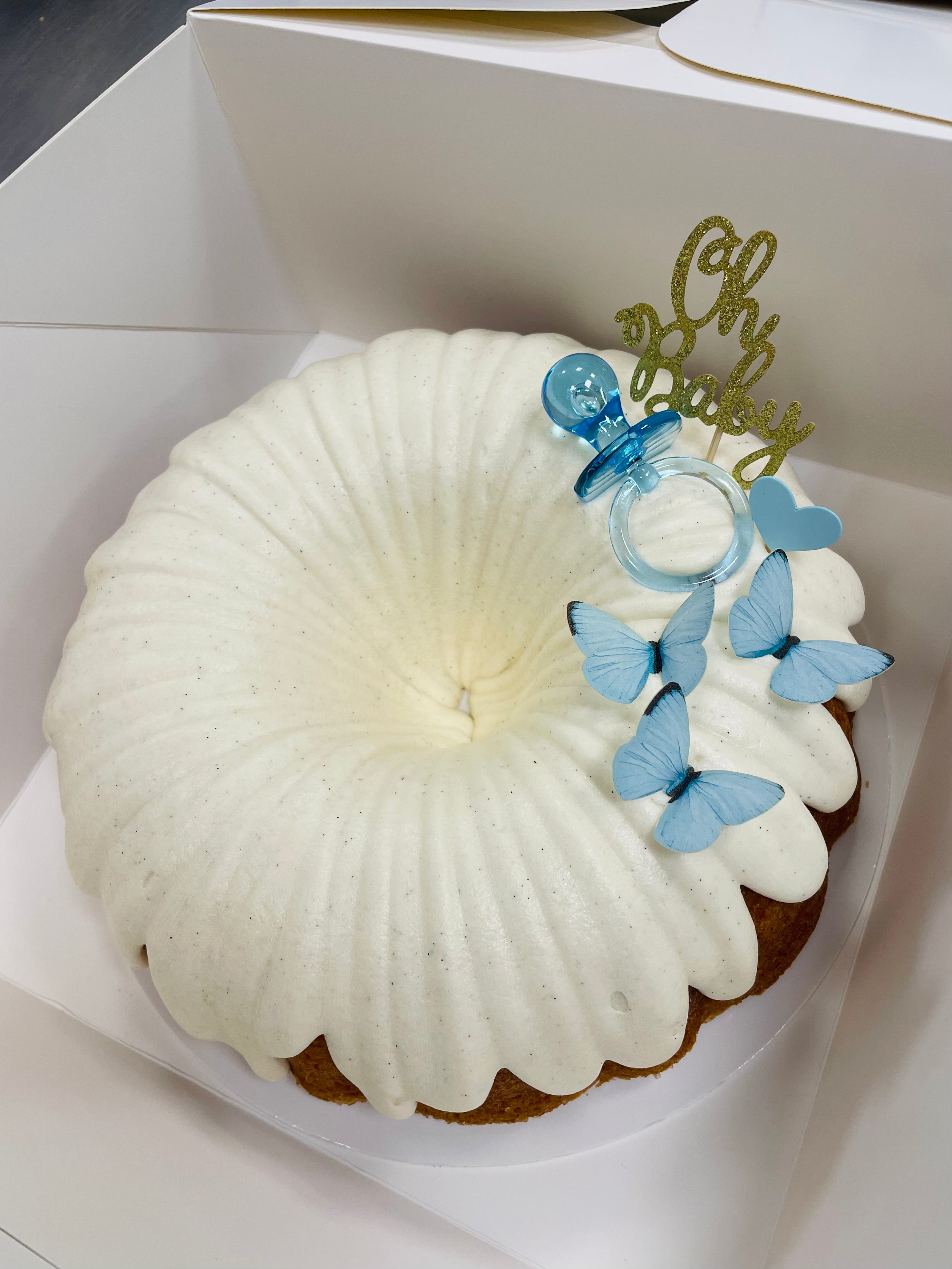 Cream Cheese Vanilla Bean Pound Cake - Full Bundt
