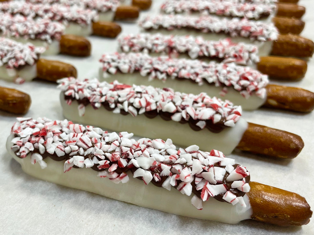 *Seasonal* Candy Cane Pretzels