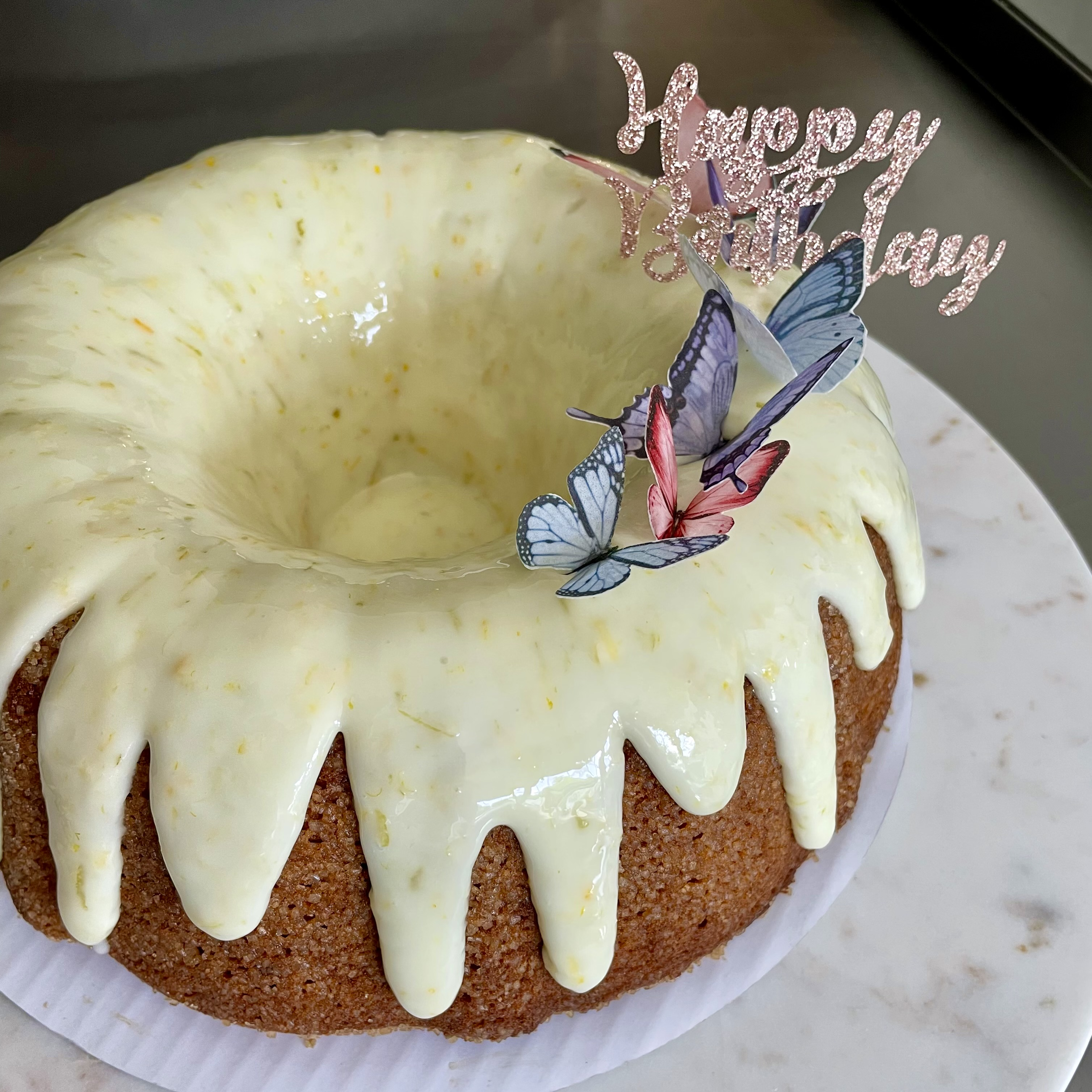 Cream Cheese Vanilla Bean Pound Cake - Full Bundt