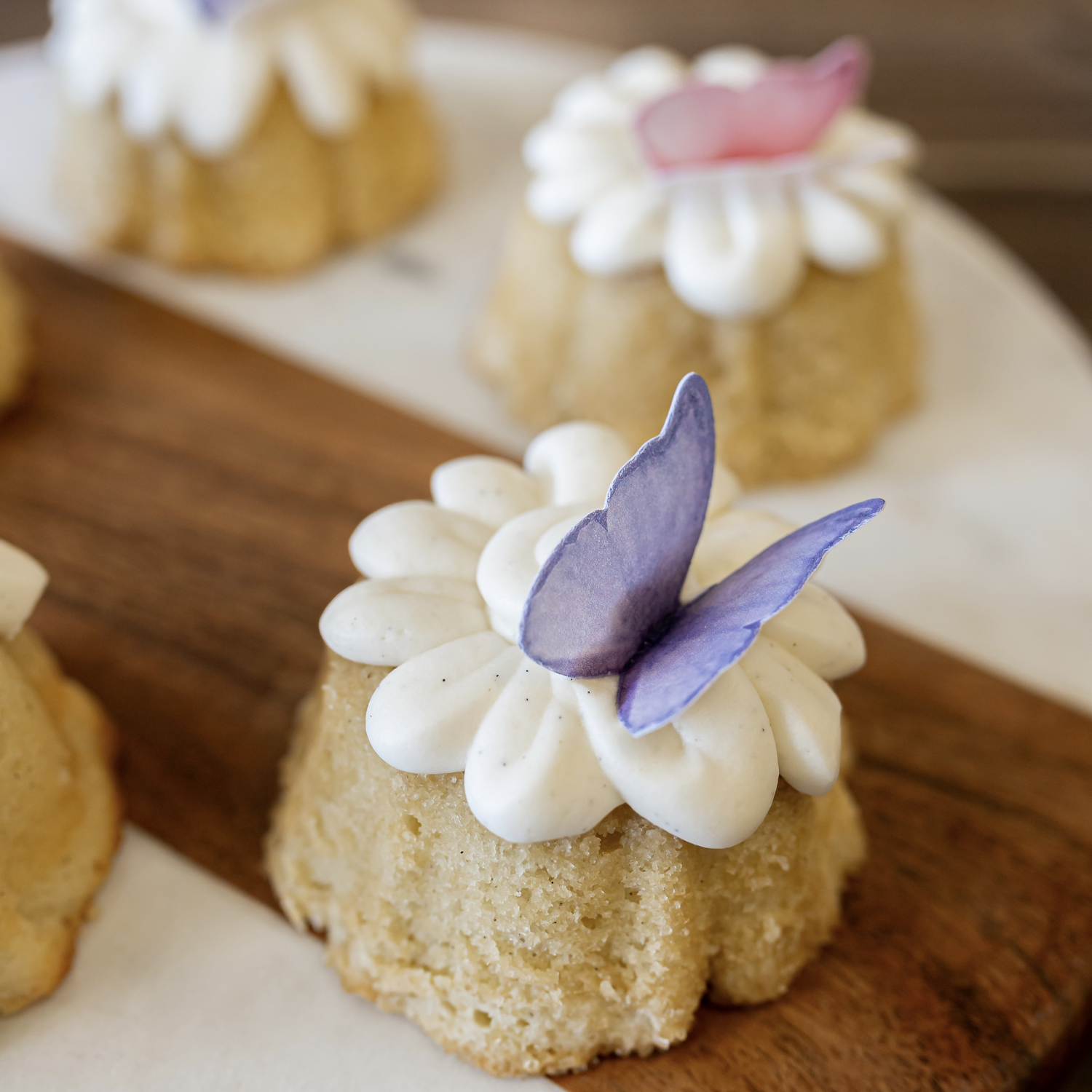 Cream Cheese Vanilla Bean Pound Cake - Mini Bundt