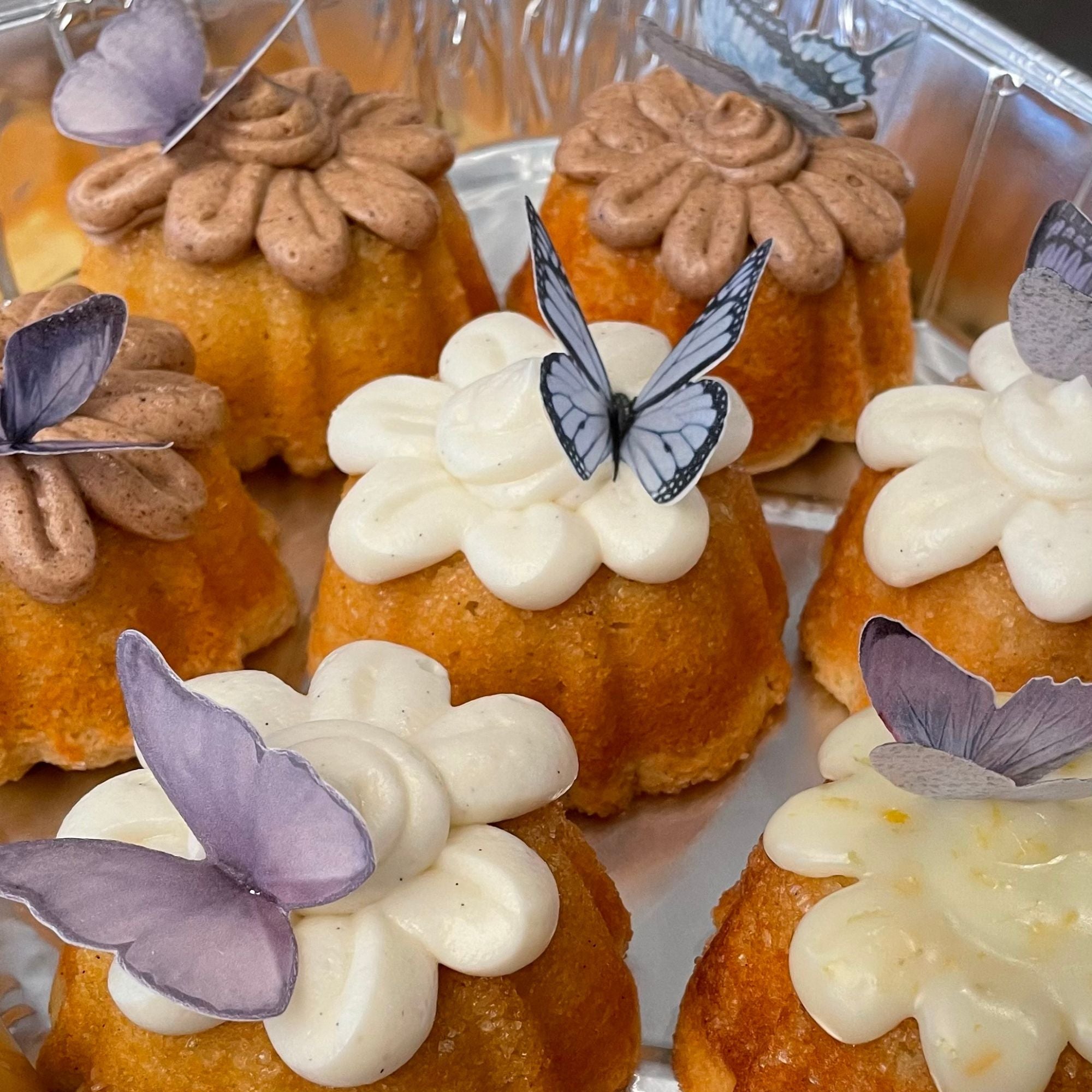 Cream Cheese Vanilla Bean Pound Cake - Mini Bundt